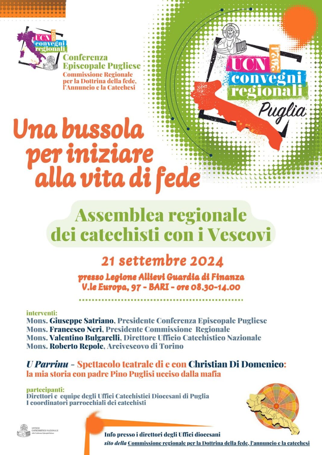 Assemblea regionale dei catechisti con i vescovi 21 settembre 2024
 Presso Legio