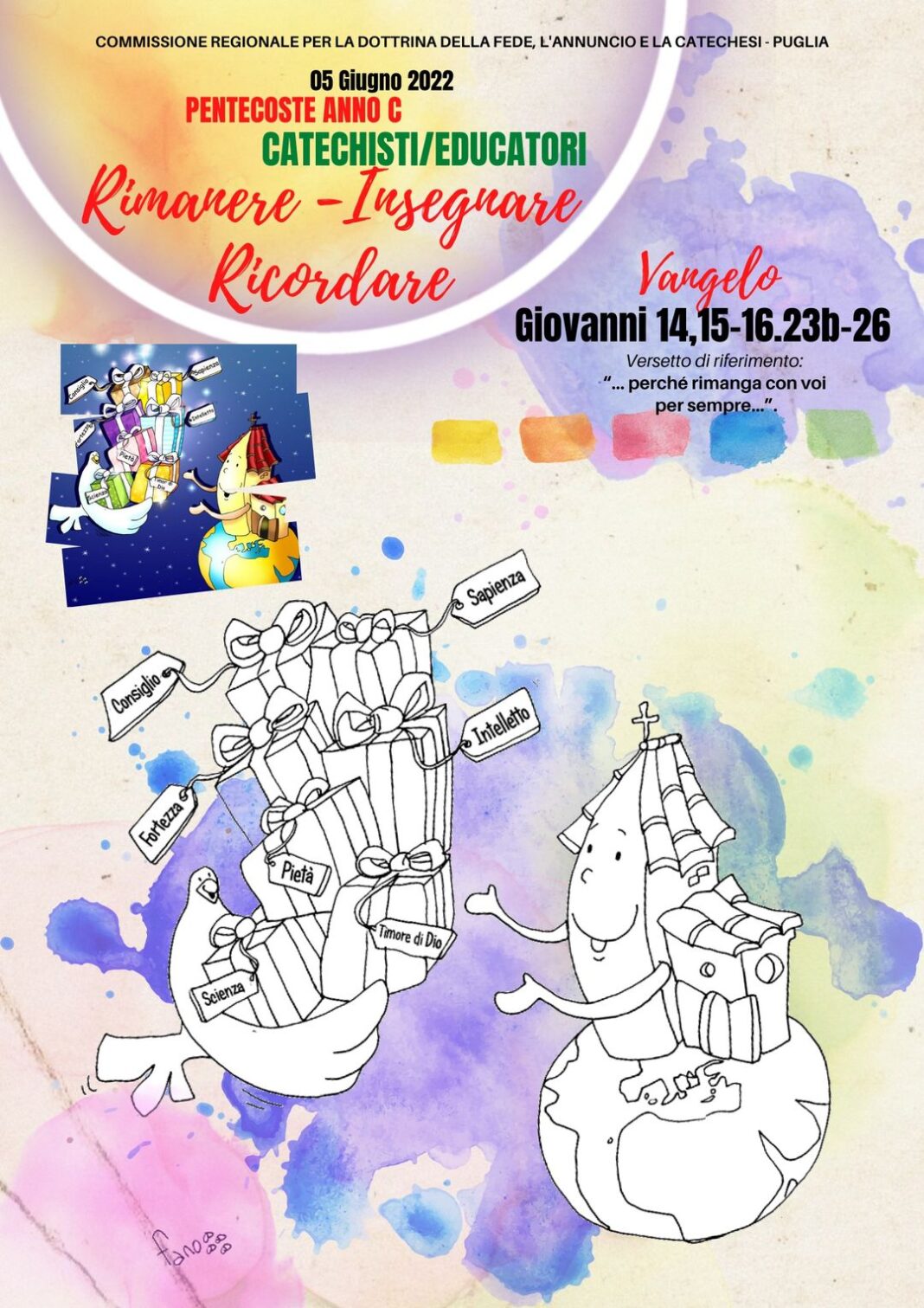 Equipé "All Inclusive" HOME IN US(noi)CITA!!! PENTECOSTE 2022
 Vangelo: GIOVANNI