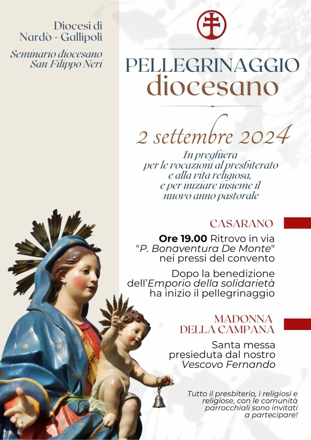 Pellegrinaggio diocesano 2024 - Diocesi di Nardò Gallipoli