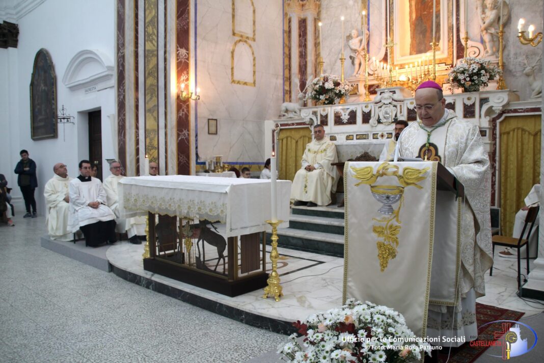 Omelia di Mons. Sabino Iannuzzi durante la Santa Messa per Omelia di Mons. Sabino Iannuzzi durante la Santa Messa per l’inizio del Ministero di Rettore del Santuario della Madonna della Scala di Don Antonino Pensabene