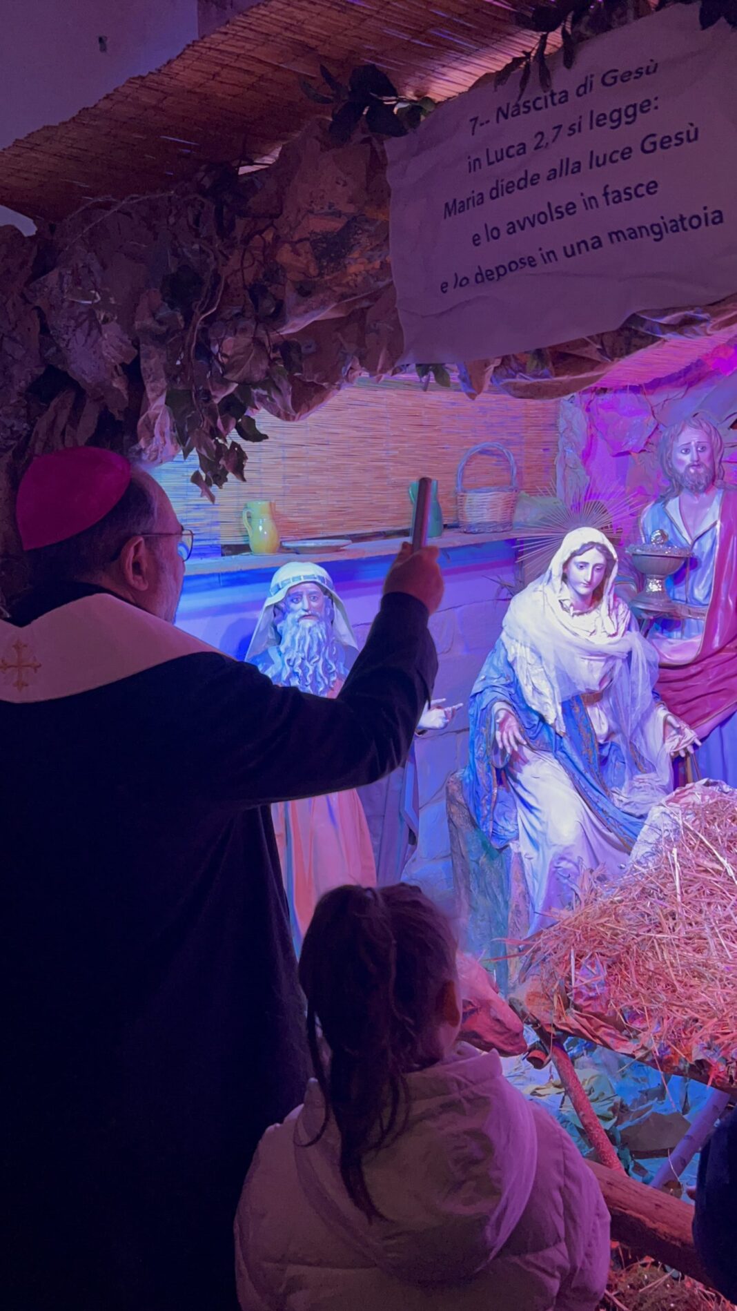 Benedizione del Santo Presepe nell’ex Convento dei Cappuccini a Otranto