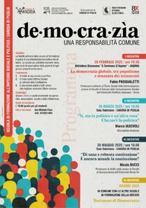 Scuola di Formazione Socio-Politica – Diocesi di Andria Scuola di Formazione Socio-Politica – Diocesi di Andria