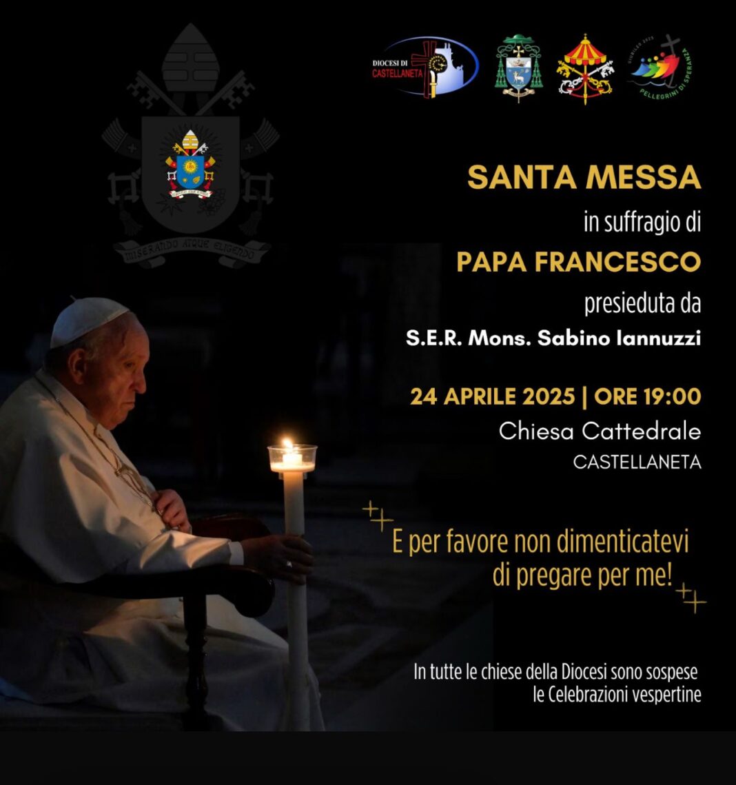 Santa Messa in suffragio di Papa Francesco presieduta da Mons. Sabino Iannuzzi – Diocesi di Castellaneta