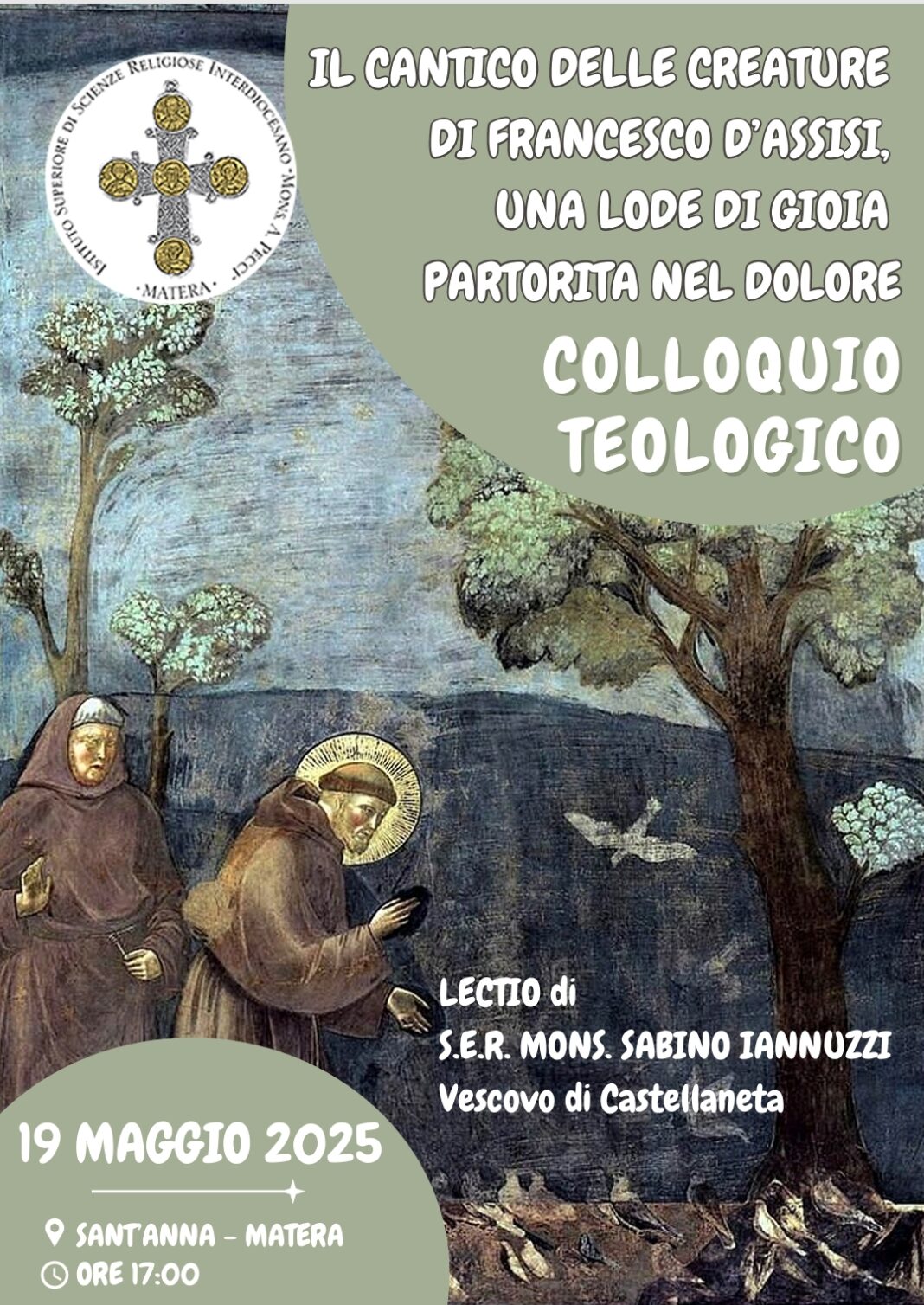 una lode di gioia partorita nel dolore”. Colloquio teologico di Mons. Sabino Iannuzzi agli studenti dell’ISSR di Matera – Diocesi di Castellaneta