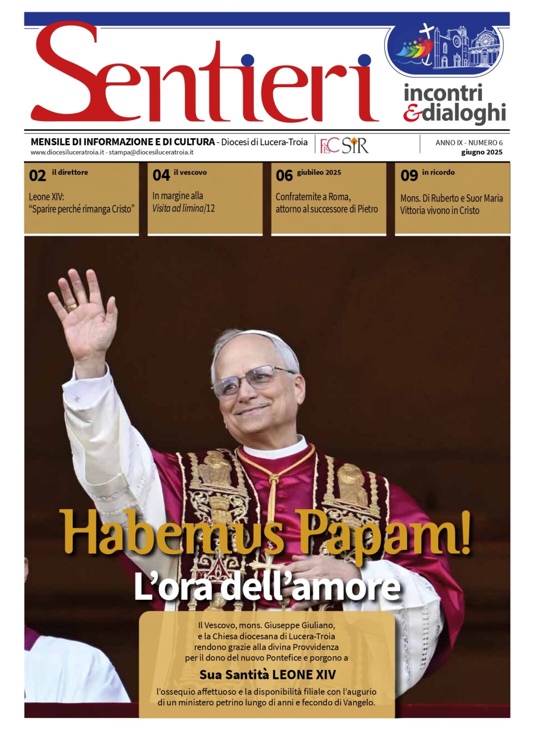 Habemus Papam! L'ora dell'amore - Diocesi di Lucera-Troia