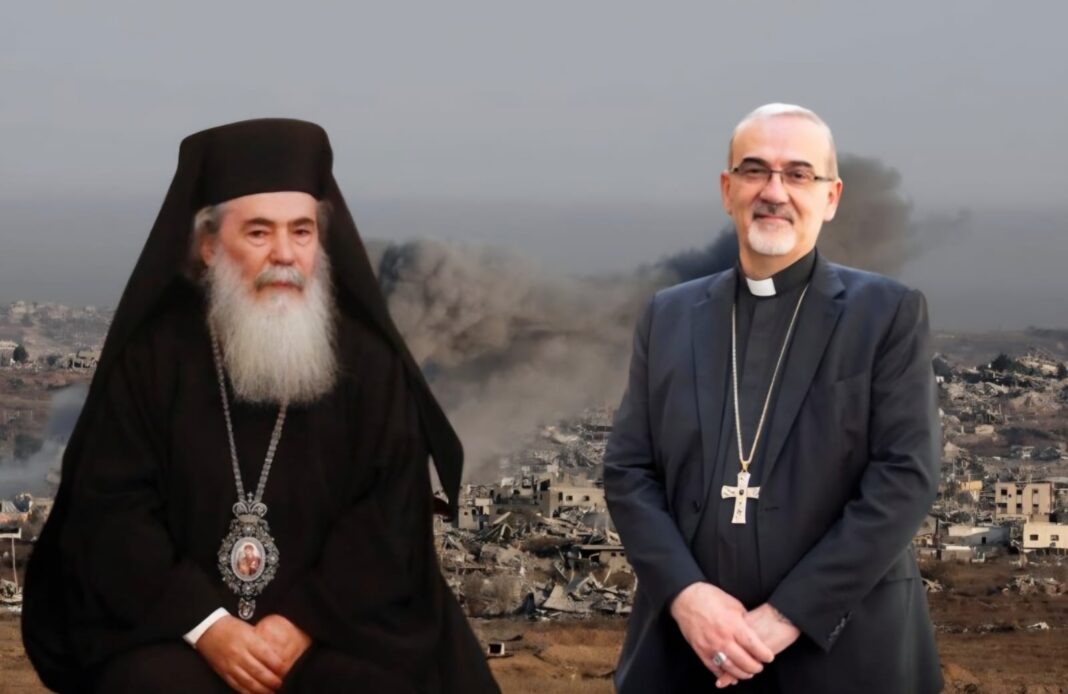 Il Card. Pizzaballa e il patriarca Teofilo III entrati a Il Card. Pizzaballa e il patriarca Teofilo III entrati a Gaza. Portate tonnellate di aiuti per aiutare la popolazione — Arcidiocesi Bari-Bitonto