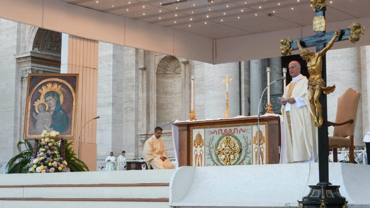 Monsignor Rino Fisichella, pro-prefetto del Dicastero per l'Evangelizzazione (@Vatican Media) cq5dam.thumbnail.cropped.750.422.jpeg