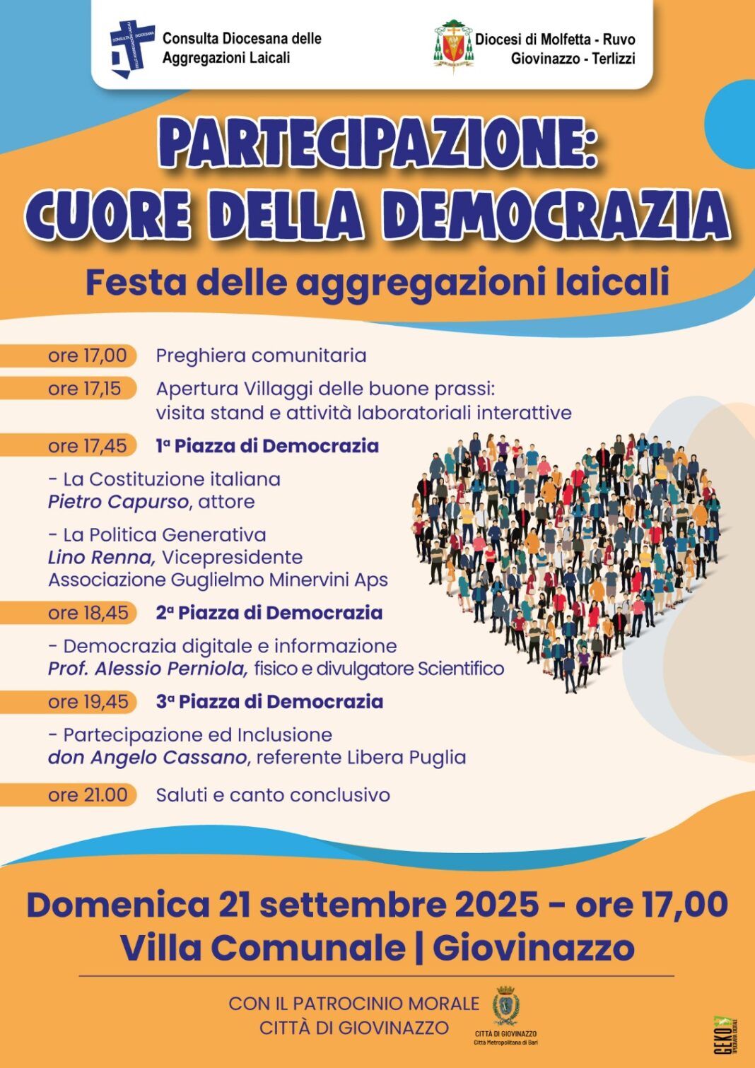 Festa delle Aggregazioni laicali. Seconda edizione – Diocesi di Molfetta-Ruvo-Giovinazzo-Terlizzi