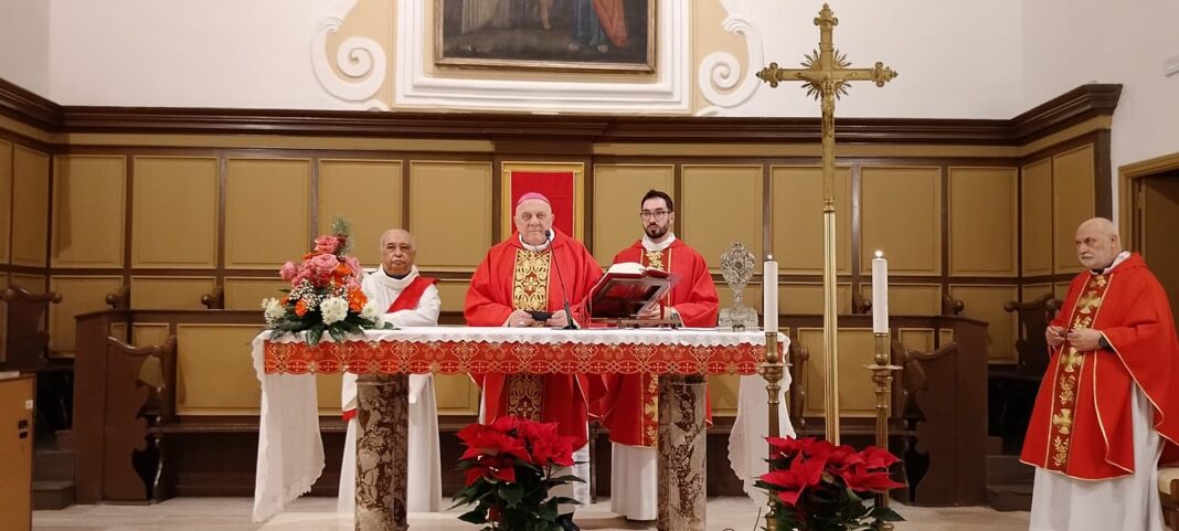 S. Messa nella chiesa di S. Lucia S. Messa nella chiesa di S. Lucia