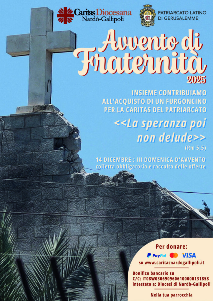 Avvento di Fraternità 2025 - Diocesi di Nardò Gallipoli Avvento di Fraternità 2025 - Diocesi di Nardò Gallipoli