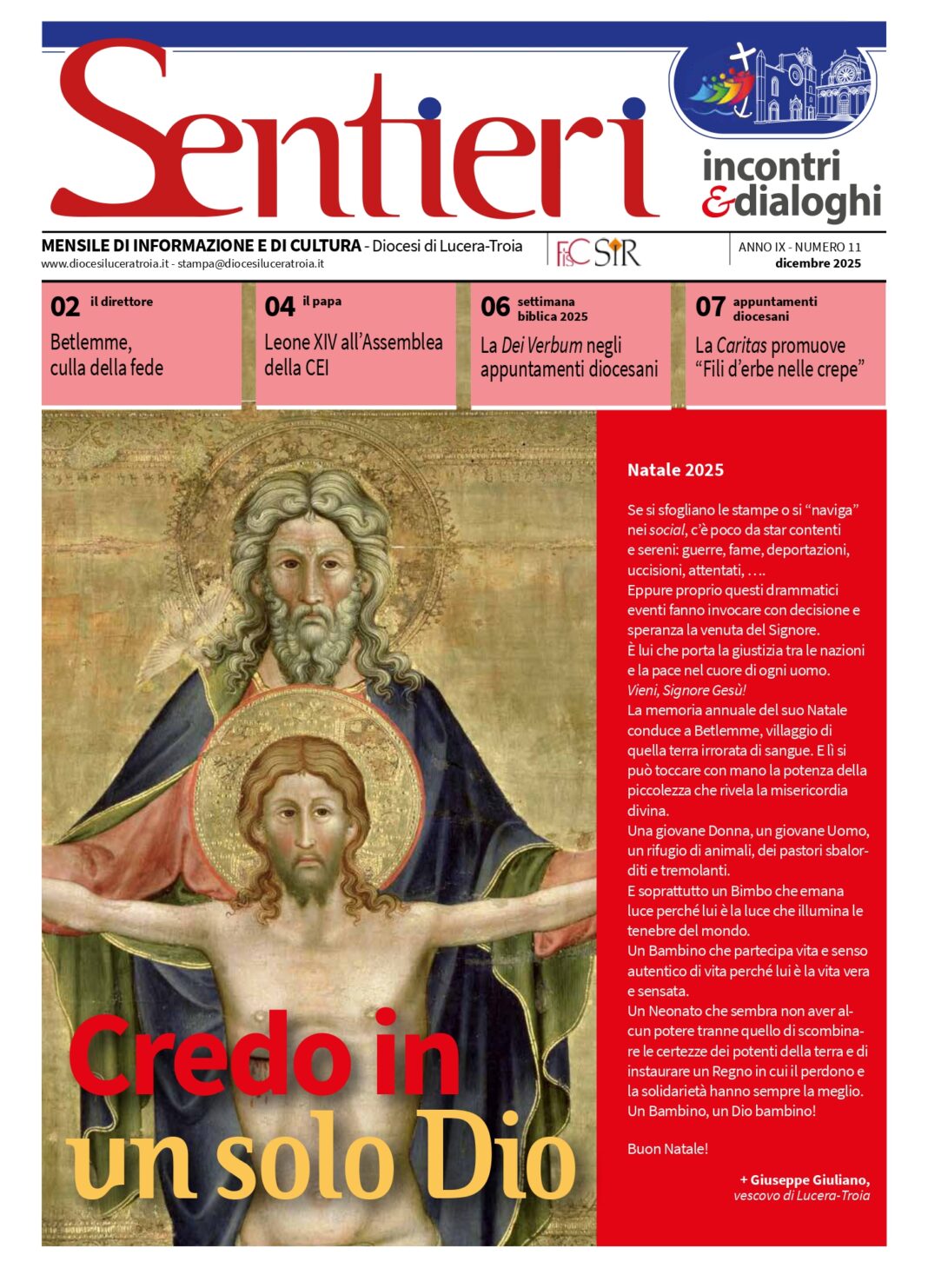 Credo in un solo Dio