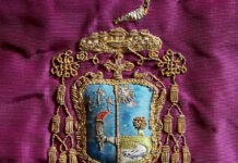 Il recupero di un prezioso paramento di mons. Giuseppe Ricciardi Il recupero di un prezioso paramento di mons. Giuseppe Ricciardi