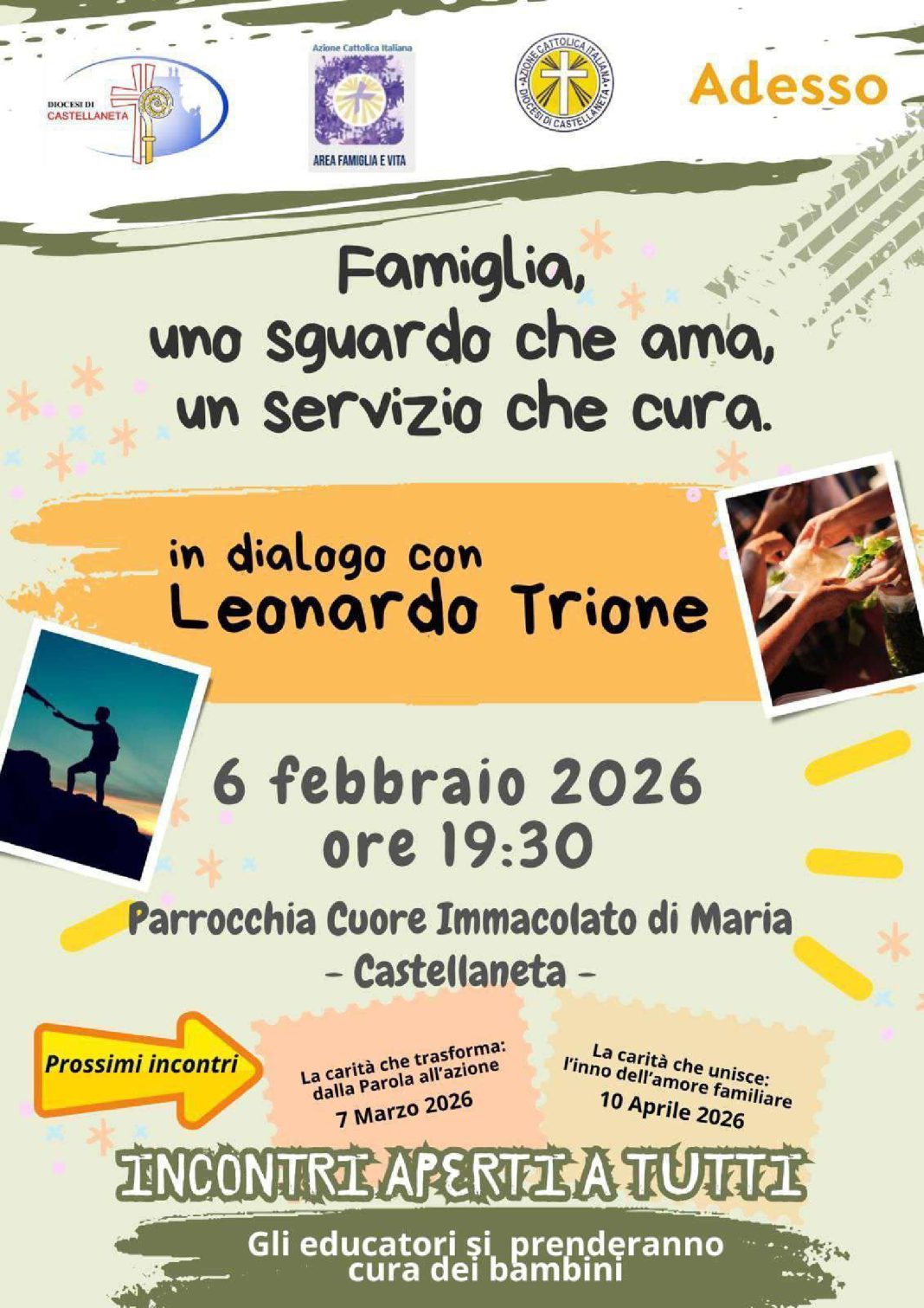 uno sguardo che ama, un servizio che cura”. In dialogo con Leonardo Trione – Diocesi di Castellaneta
