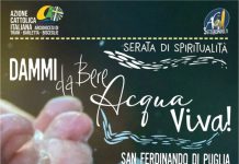 DAMMI DA BERE ACQUA VIVA! – A San Ferdinando di Puglia, presso la Parrocchia Beata Vergine Maria del SS. Rosario, serata di spiritualità per la Quaresima DAMMI DA BERE ACQUA VIVA! – A San Ferdinando di Puglia, presso la Parrocchia Beata Vergine Maria del SS. Rosario, serata di spiritualità per la Quaresima