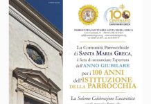 LA PARROCCHIA SANTA MARIA GRECA IN CORATO VERSO I CENTO ANNI. CELEBRAZIONE DI APERTURA DELL’ANNO GIUBILARE LA PARROCCHIA SANTA MARIA GRECA IN CORATO VERSO I CENTO ANNI. CELEBRAZIONE DI APERTURA DELL’ANNO GIUBILARE