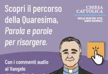 QUARESIMA “PAROLA E PAROLE PER RISORGERE” QUARESIMA “PAROLA E PAROLE PER RISORGERE”