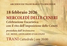 TRANI Cattedrale 18 febbraio 2026 Omelia dell’Arcivescovo TRANI Cattedrale 18 febbraio 2026 Omelia dell’Arcivescovo