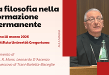 La filosofia nella formazione permanente – Roma 18 marzo 2026 Pontificia Univerità Gregoriana La filosofia nella formazione permanente – Roma 18 marzo 2026 Pontificia Univerità Gregoriana