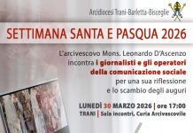 SETTIMANA SANTA E PASQUA 2026. L’ARCIVESCOVO INCONTRA I GIORNALISTI PER GLI AUGURI PASQUALI SETTIMANA SANTA E PASQUA 2026. L’ARCIVESCOVO INCONTRA I GIORNALISTI PER GLI AUGURI PASQUALI