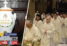 gli oli e le promesse sacerdotali. Diretta su Portalecce e Telerama – Sito Ufficiale dell’ArciDiocesi di Lecce – il giornale della Arcidiocesi di Lecce gli oli e le promesse sacerdotali. Diretta su Portalecce e Telerama – Sito Ufficiale dell'ArciDiocesi di Lecce