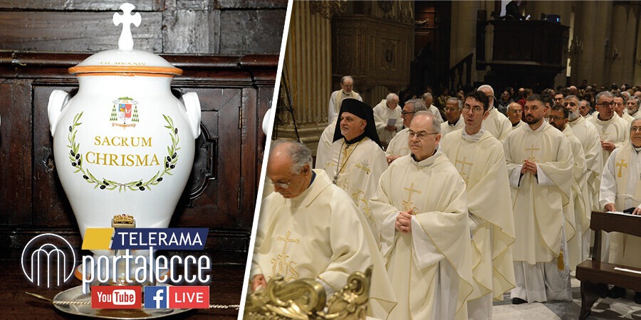 gli oli e le promesse sacerdotali. Diretta su Portalecce e gli oli e le promesse sacerdotali. Diretta su Portalecce e Telerama – Sito Ufficiale dell'ArciDiocesi di Lecce