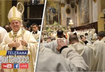 L’arcivescovo presiede la Messa del Crisma. Concelebrazione in diretta su Portalecce e Telerama – Sito Ufficiale dell’ArciDiocesi di Lecce – il giornale della Arcidiocesi di Lecce L’arcivescovo presiede la Messa del Crisma. Concelebrazione in diretta su Portalecce e Telerama – Sito Ufficiale dell'ArciDiocesi di Lecce