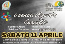 “I SENSI, IL GUSTO, L’ASCOLTO”. INCONTRO DIOCESANO “SPECIALE” DEL SETTORE ADULTI DI AZIONE CATTOLICA “I SENSI, IL GUSTO, L’ASCOLTO”. INCONTRO DIOCESANO “SPECIALE” DEL SETTORE ADULTI DI AZIONE CATTOLICA