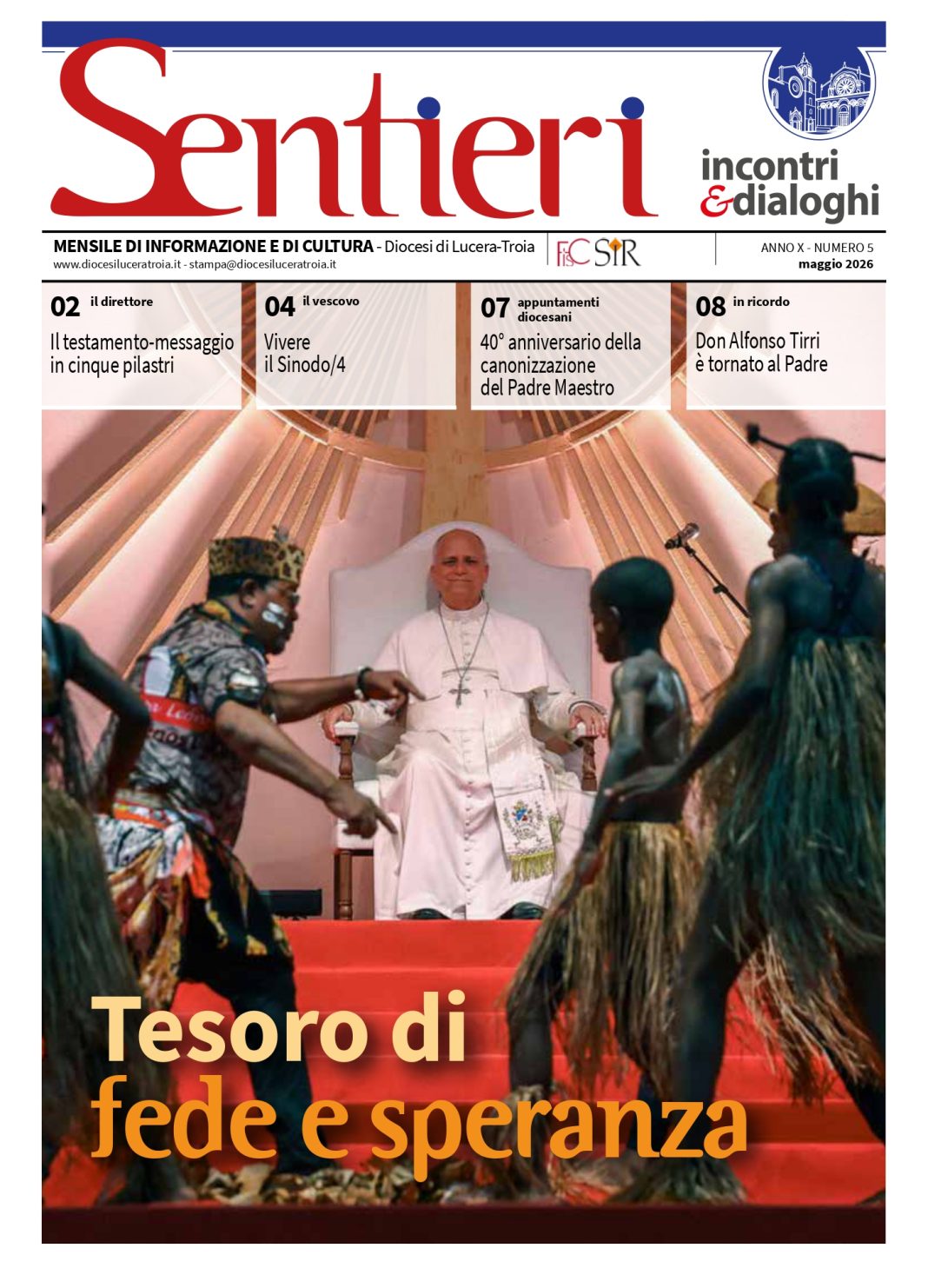 Tesoro di fede e speranza
