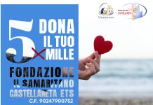 Dona il tuo 5×1000 alla Fondazione “Il Samaritano Castellaneta” ETS – Diocesi di Castellaneta Dona il tuo 5×1000 alla Fondazione “Il Samaritano Castellaneta” ETS – Diocesi di Castellaneta