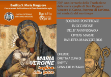 SOLENNE PONTIFICALE IN OCCASIONE DEL 17° ANNIVERSARIO CIVITAS MARIAE Barletta 08 MAGGIO 2026 SOLENNE PONTIFICALE IN OCCASIONE DEL 17° ANNIVERSARIO CIVITAS MARIAE Barletta 08 MAGGIO 2026