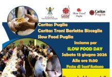 SLOW FOOD DAY ALLA MENSA CARITAS DI TRANI, UN MOMENTO DI CONDIVISIONE E SOLIDARIETA’ SLOW FOOD DAY ALLA MENSA CARITAS DI TRANI, UN MOMENTO DI CONDIVISIONE E SOLIDARIETA’